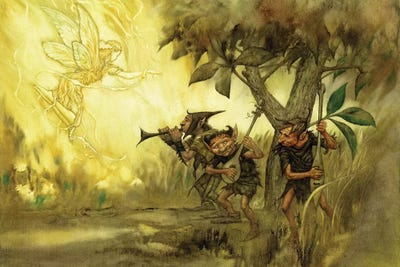 Goblins by Ciruelo canvas print