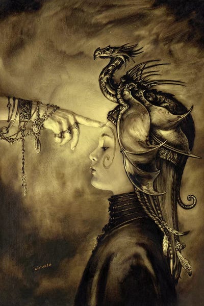 Initiation by Ciruelo canvas print