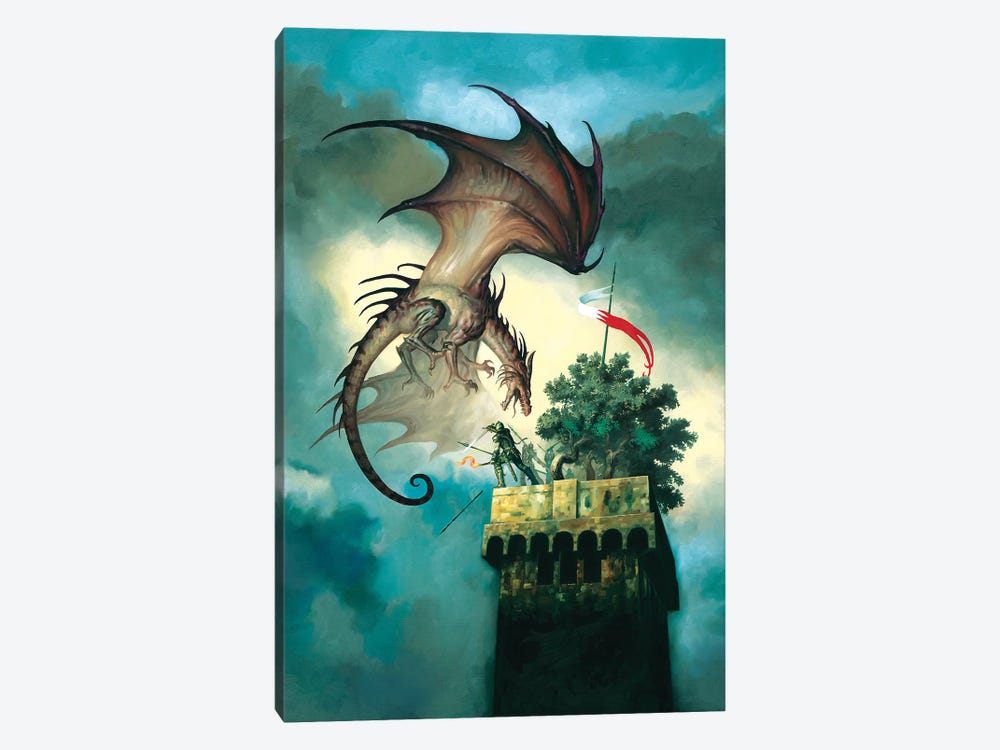 Lucca Dragon by Ciruelo 1-piece Art Print