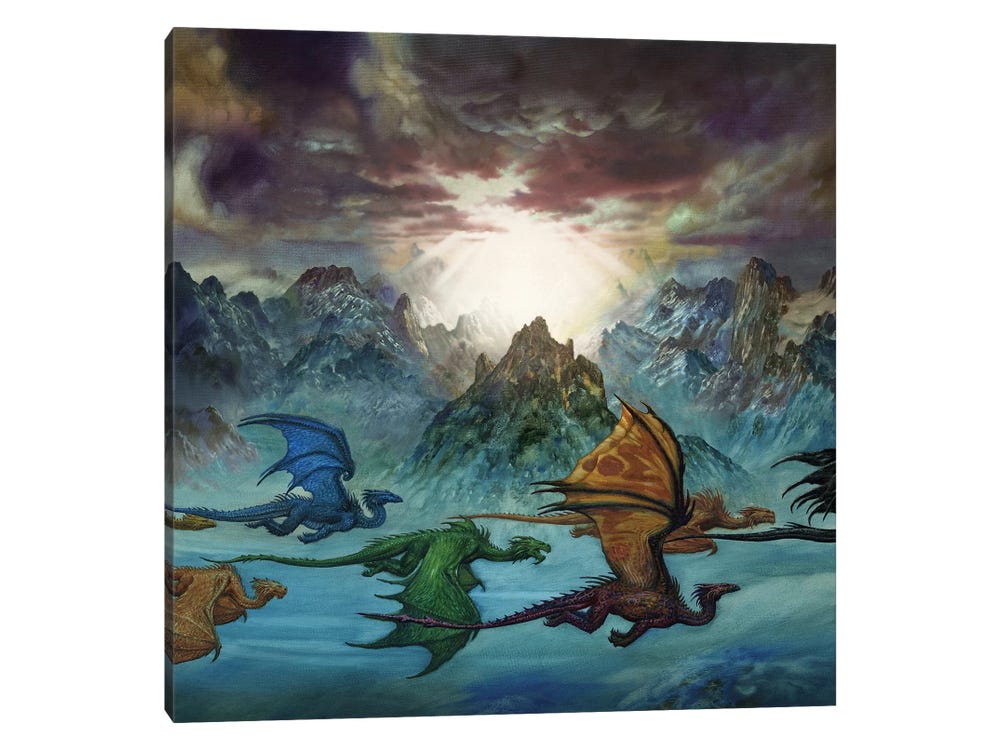 Wall Art Print House of Dragon - Dragon Shield, Gifts & Merchandise
