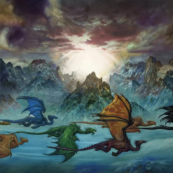 Ciruelo: The Dragons' Mountain by Ciruelo