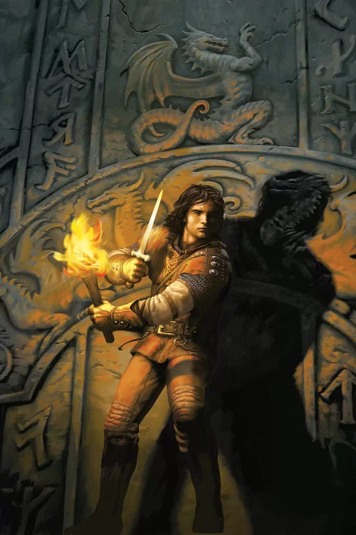 Rage Dragon by Ciruelo wall art