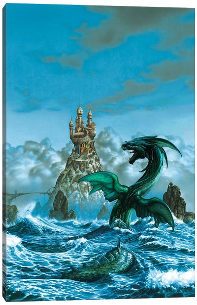 Sea Dragon Canvas Art Print - Ciruelo