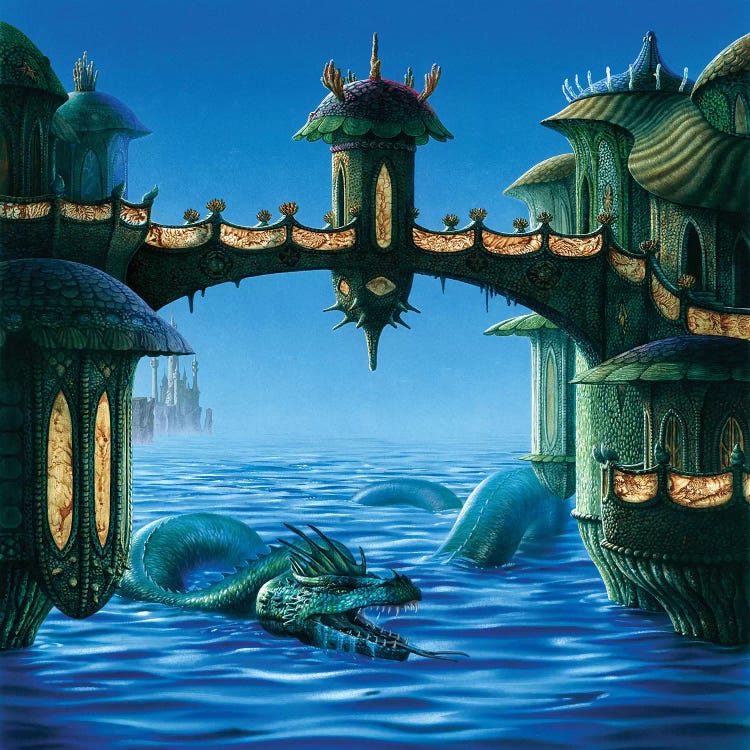 Serpent by Ciruelo wall art
