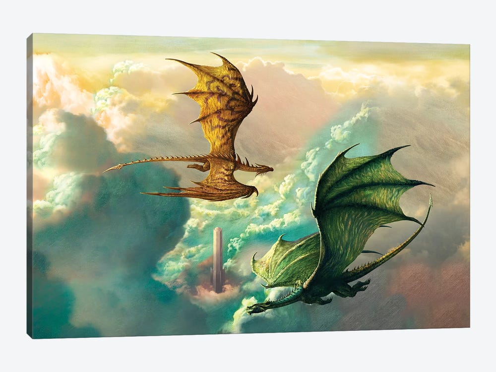 Tower Clouds by Ciruelo 1-piece Canvas Wall Art