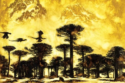 Yellow Flight by Ciruelo art print