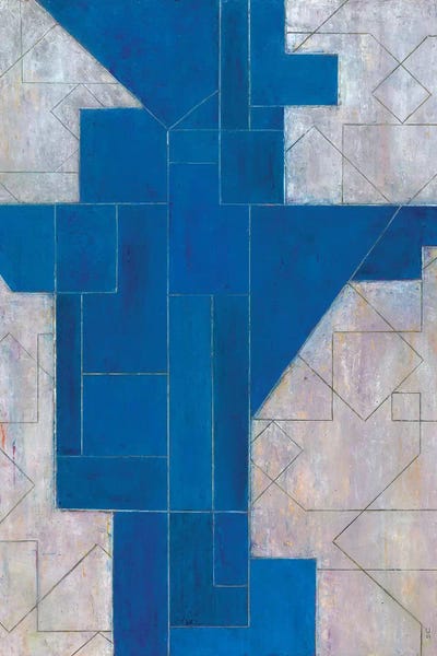 Industrial Abstracts: Blue Oracle by Stephen Cimini
