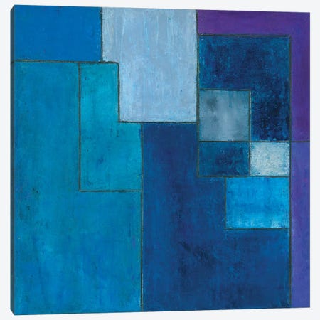 Ultra Blue Violet Canvas Print #CIM20} by Stephen Cimini Canvas Artwork