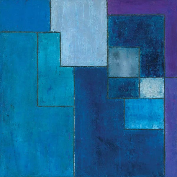 Abstract Shapes & Patterns: Ultra Blue Violet by Stephen Cimini