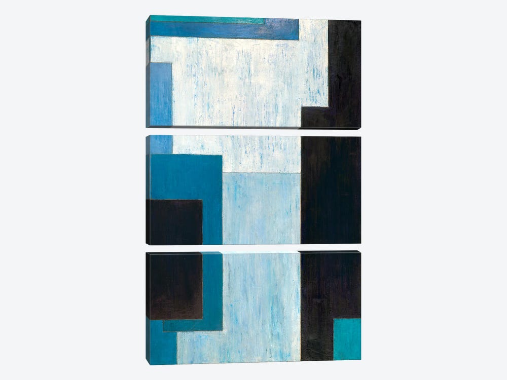 Blue Soul by Stephen Cimini 3-piece Canvas Print