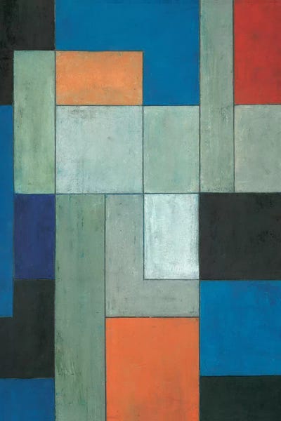 Grey Matters Blue by Stephen Cimini canvas print