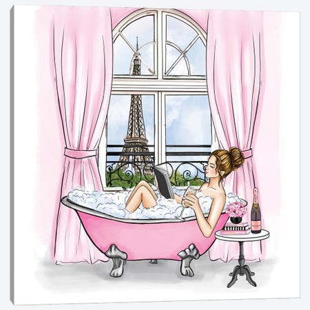 Paris LV Mixed Media Fashion Feminine Figurative Art Print/Poster - Bed  Bath & Beyond - 34893921