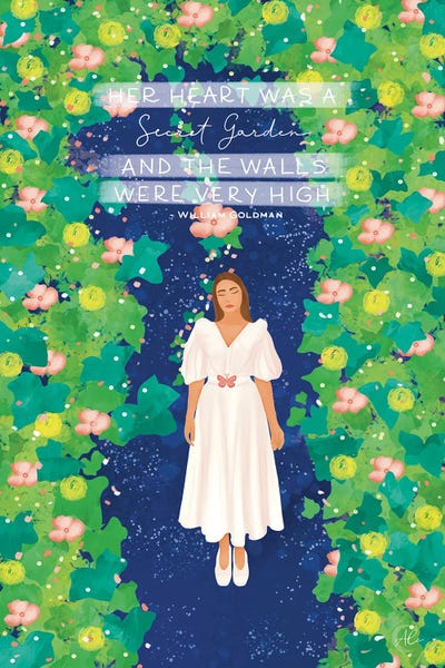 Her Heart Was A Secret Garden by Ale Chiritescu canvas print