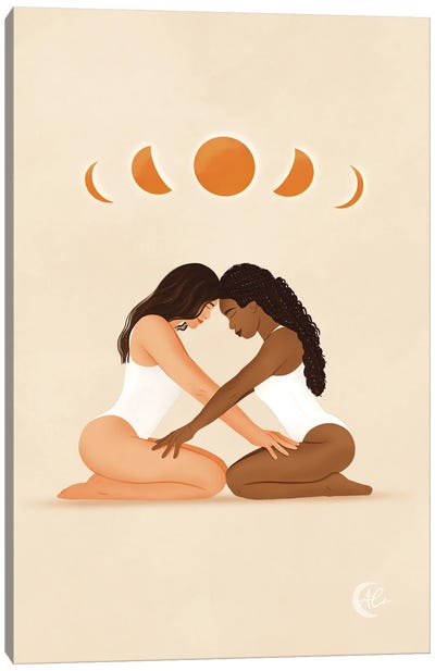 We Are Connected Canvas Art Print - Ale Chiritescu