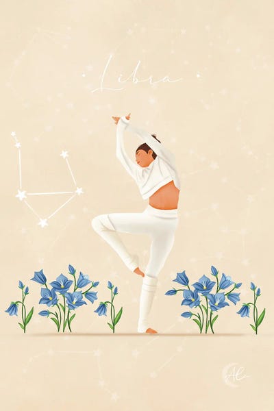 Libra by Ale Chiritescu metal wall art