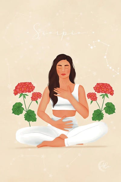 Scorpio by Ale Chiritescu metal wall art