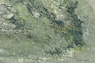 Abstract in Seafoam I by Cindy Jacobs framed wall art