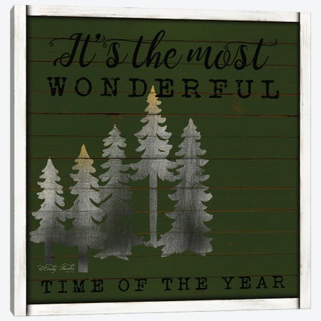 It's the Most Wonderful Time Canvas Print #CJA107} by Cindy Jacobs Canvas Print