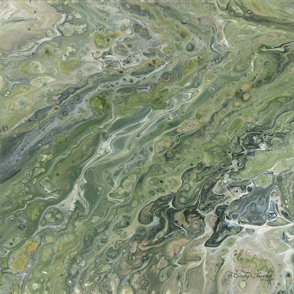 Abstract in Seafoam II