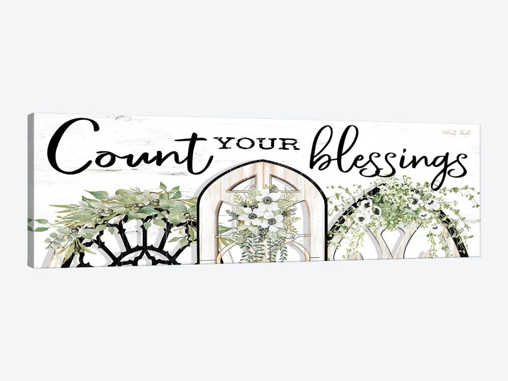 Count Your Blessings by Cindy Jacobs 1-piece Canvas Art
