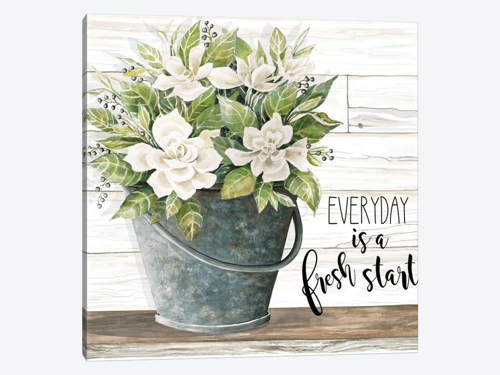 Everyday is a Fresh Start by Cindy Jacobs 1-piece Canvas Print