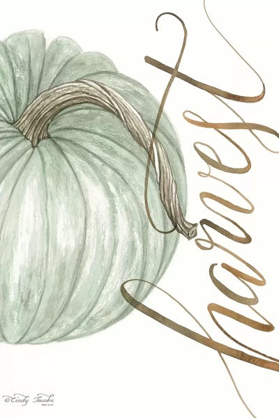 Typography: Harvest Pumpkin by Cindy Jacobs