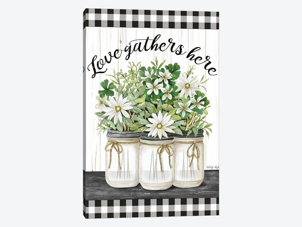 Love Gathers Here by Cindy Jacobs 1-piece Canvas Art Print