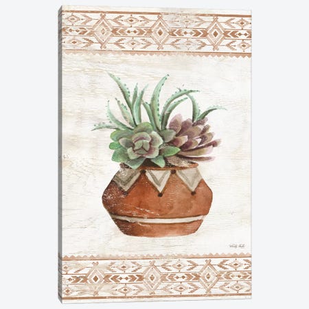 Southwest Terracotta Succulents II Canvas Print #CJA179} by Cindy Jacobs Canvas Art Print