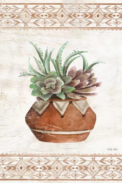 Succulents: Southwest Terracotta Succulents II by Cindy Jacobs