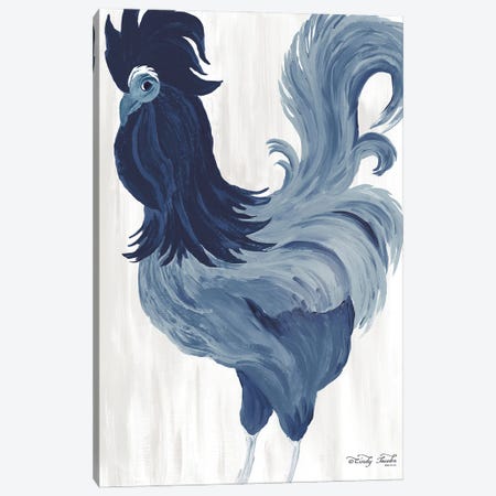 Green & Purple Rooster II Canvas Print #CJA191} by Cindy Jacobs Art Print