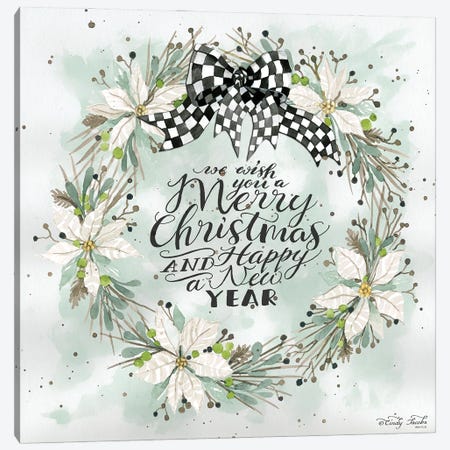 We Wish You A Merry Christmas Canvas Print #CJA208} by Cindy Jacobs Canvas Art Print