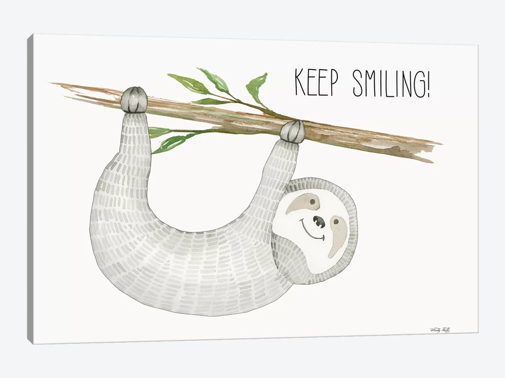Keep Smiling by Cindy Jacobs 1-piece Canvas Art