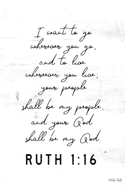 Typography: Ruth 1:16     by Cindy Jacobs