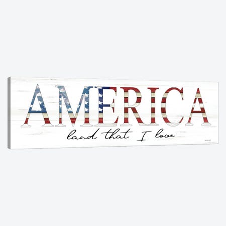 America Land That I Love Canvas Print #CJA259} by Cindy Jacobs Canvas Wall Art