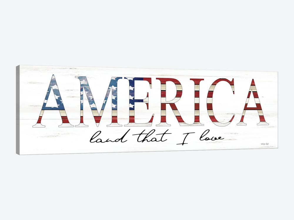 America Land That I Love 1-piece Canvas Print
