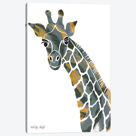 Bright Giraffe II Canvas Print #CJA25} by Cindy Jacobs Canvas Print