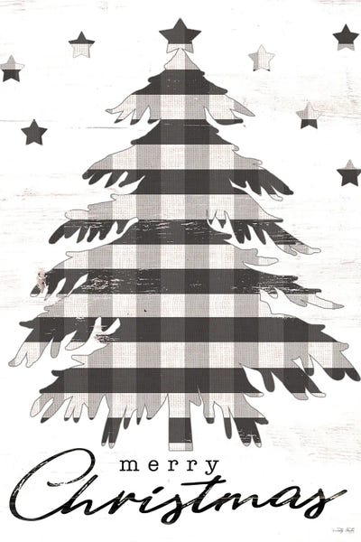 Farmhouse Festive: Merry Christmas Tree and Stars by Cindy Jacobs