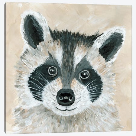 Roxie the Raccoon Canvas Print #CJA299} by Cindy Jacobs Canvas Art