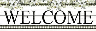 Welcome by Cindy Jacobs framed canvas print