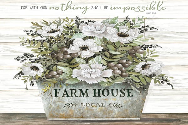 Modern Farmhouse Décor: Nothing Shall Be Impossible by Cindy Jacobs