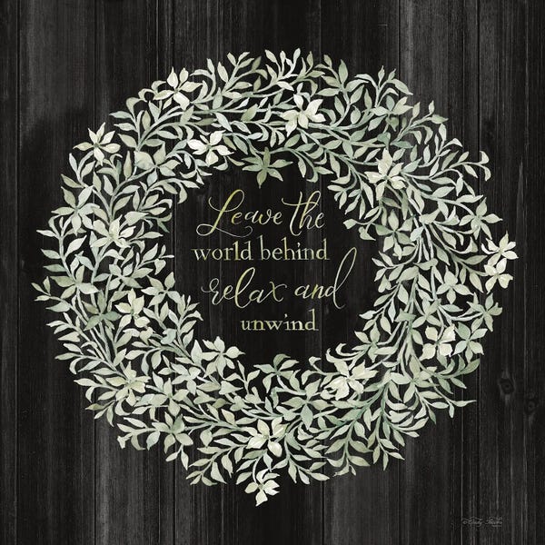 Calm: Leave the World Behind Wreath by Cindy Jacobs