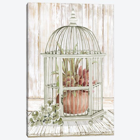 Caged Beauty II Canvas Print #CJA337} by Cindy Jacobs Canvas Artwork