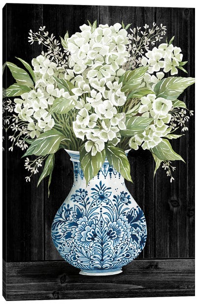 Hydrangea Elegance Canvas Art Print - Hydrangea Art