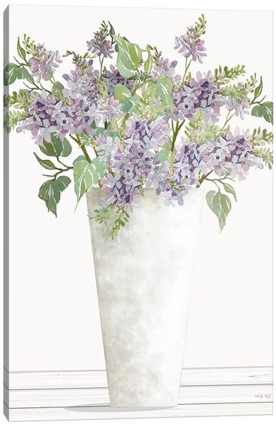 Lilacs I Canvas Art Print - Lilac Art