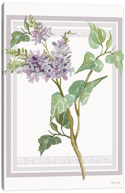 Lilacs V Canvas Art Print - Lilac Art