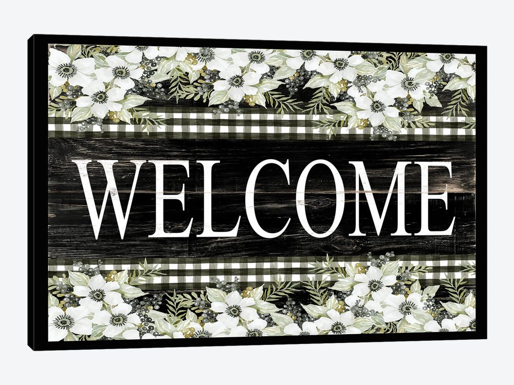 Welcome by Cindy Jacobs 1-piece Canvas Art