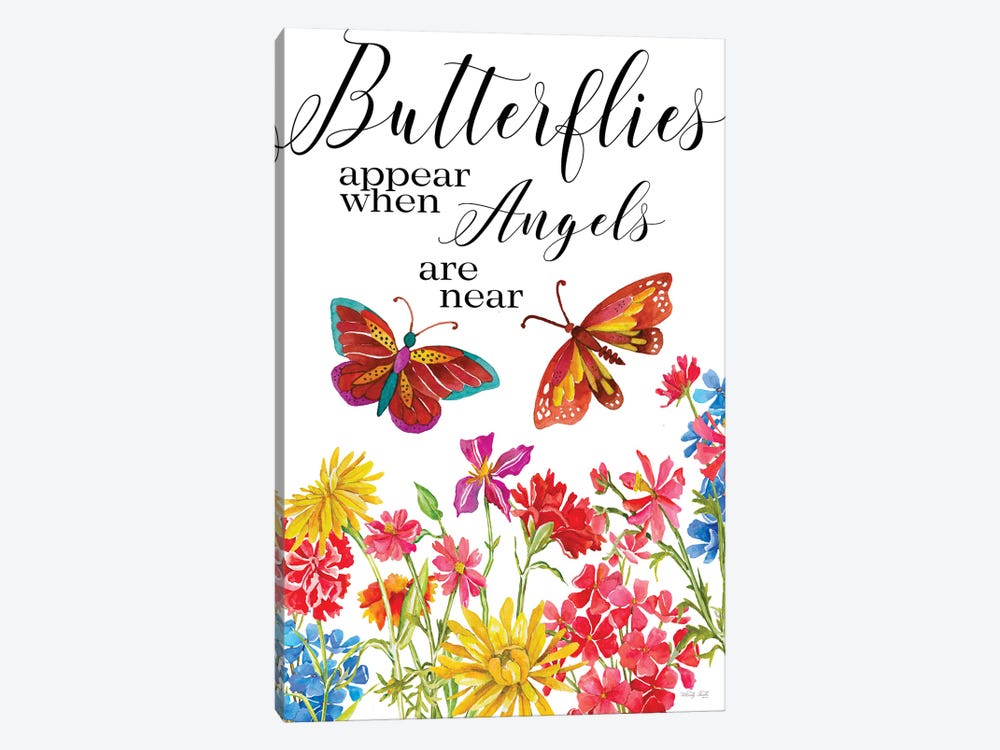 Butterflies Appear by Cindy Jacobs 1-piece Canvas Wall Art