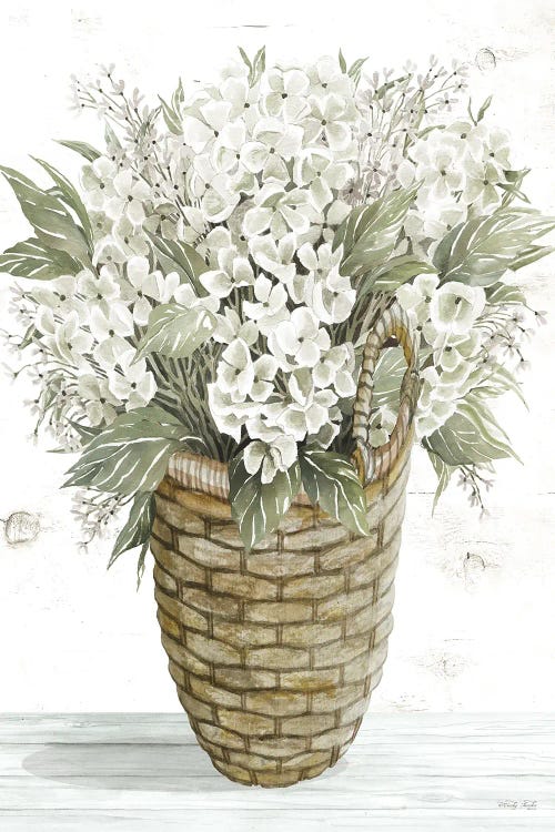 Hydrangea Basket by Cindy Jacobs wall art