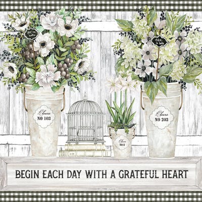 Begin Each Day by Cindy Jacobs framed wall art