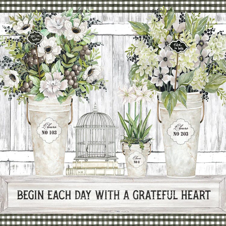 Begin Each Day by Cindy Jacobs wall art
